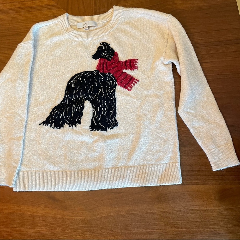 COZY DOG SWEATER - ANN TAYLOR LOFT - SP